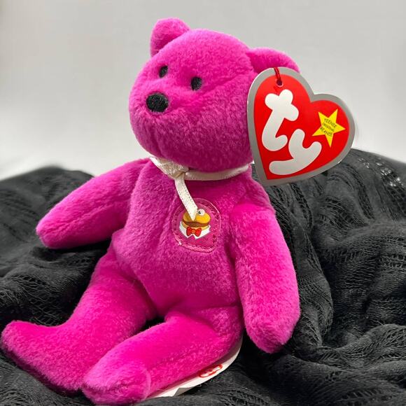 TY Vintage Beanie Babies Burger the Bear McDonald's Teenie Beanie Babies 2004 - Picture 5 of 15